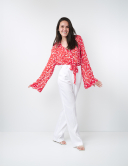 Pantaloni femei W. Wegener Martha 7688 alb 