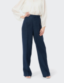 Pantaloni femei W. Wegener Marlene 7692 bleumarin 