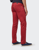 Pantaloni bărbați M|5 by Meyer Slim 6172/55 roşu