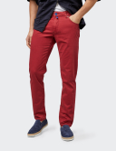 Pantaloni bărbați M|5 by Meyer Slim 6172/55 roşu