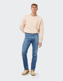 Pantaloni bărbați M|5 by Meyer Slim 6205/15 albastru