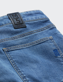 Pantaloni bărbați M|5 by Meyer Slim 6205/15 albastru