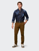 Pantaloni Bărbați M|5 by Meyer Chino 6001 maro