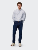 Pantaloni bărbați M|5 by Meyer Regular 6256/17 albastru