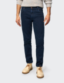 Pantaloni bărbați M|5 by Meyer Slim 6272/18 albastru