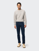 Pantaloni bărbați M|5 by Meyer Slim 6272/18 albastru