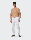 Pantaloni bărbați M|5 by Meyer Regular 6258/40 alb