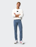 Pantaloni bărbați M|5 by Meyer Slim 6186/16 albastru