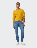 Pantaloni bărbați M|5 by Meyer Slim 6268/16 albastru