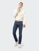 Pantaloni bărbați M|5 by Meyer Slim 6207/18 albastru