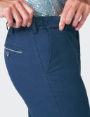 Pantaloni bărbați Meyer Oslo 5081 Albastru 