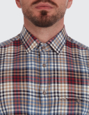Cămașă bărbați W. Wegener slim fit 6954 maro