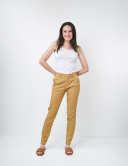 Pantaloni femei W. Wegener Chiva WF01 galben muștar