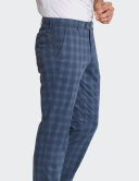 Pantaloni Bărbați W. Wegener Eton 5516 bleumarin