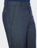 Pantaloni bărbați W. Wegener Eton 5687 Albastru