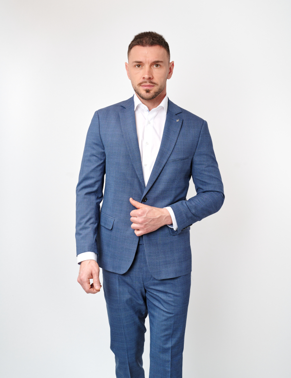 Sacou bărbați W. Wegener Nelson-S 5364 Albastru