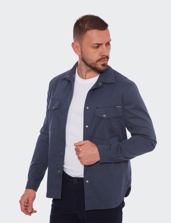 W. Wegener Best-Buddy 5514 overshirt albastru