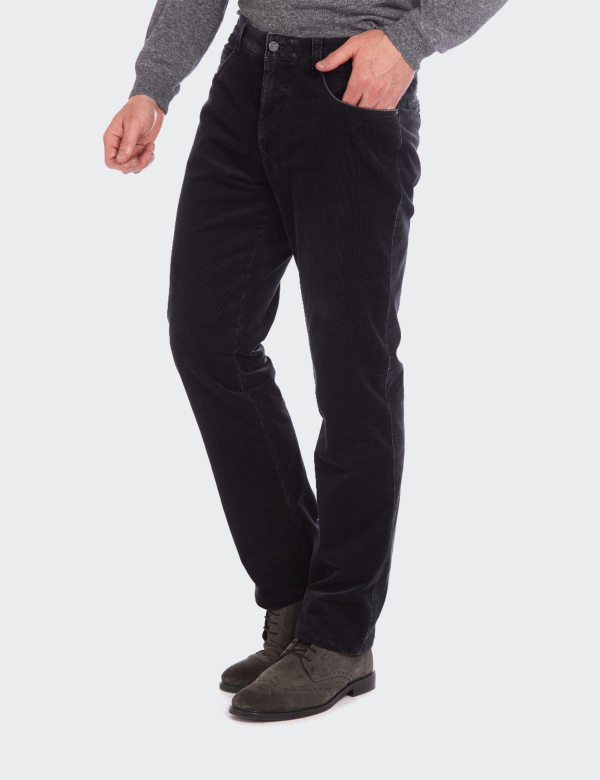 Pantaloni bărbați W. Wegener Douglas 6569 gri închis