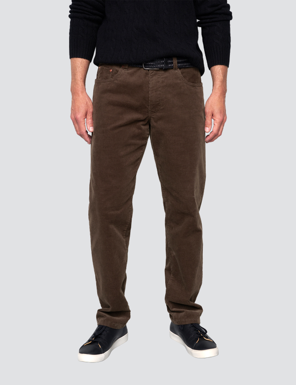 Pantaloni bărbați M|5 by Meyer Six 6599 maro