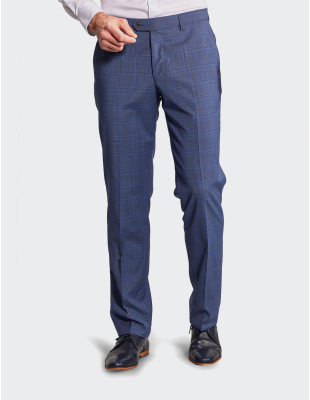 Pantaloni bărbați W. Wegener Eton 5207 albastru