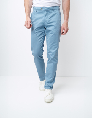 Pantaloni bărbați Meyer Bonn albastru deschis 5420