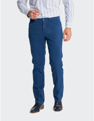 Pantaloni bărbați Meyer Dublin 5431 albastru