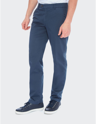 Pantaloni bărbați W. Wegener Eton 5515 albastru închis