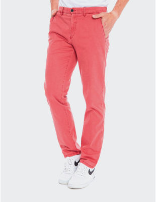 Pantaloni bărbați W. Wegener Conti 5525 roșu somon