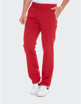 Pantaloni bărbați W. Wegener Eton 5557 roșu