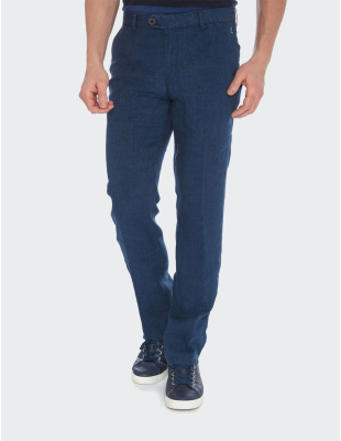 Pantaloni  Barbati Wegener Eton 5693 Albastru Navy