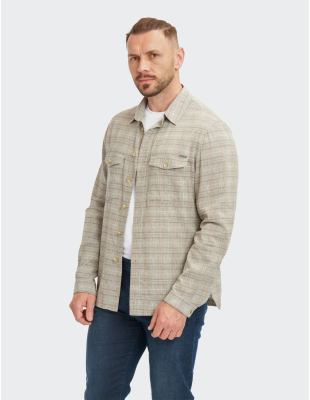 Sacou bărbați W. Wegener overshirt SummerBreeze 5792 bej