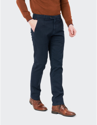 Pantaloni bărbați Meyer Bonn 6430 albastru 