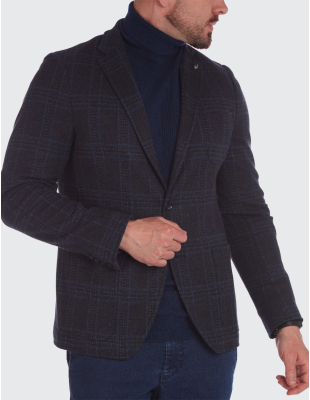 Sacou bărbaț W. Wegener Jack-Jersey 6754 albastru