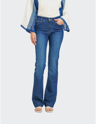 Pantaloni femei W. Wegener Birdy 7878 Albastru