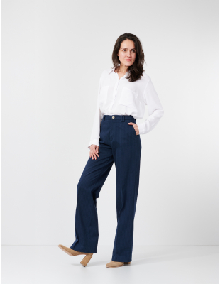 Pantaloni femei W. Wegener Martha 8507 albastru 