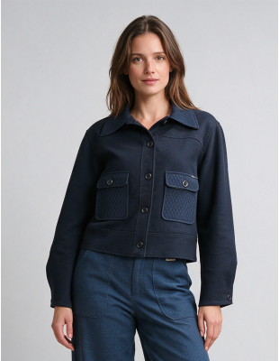 Sacou de damă W. Wegener Katie 8677 albastru