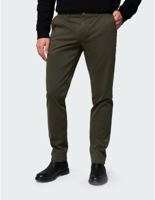 Pantaloni Bărbați M|5 by Meyer Chino 6001 verde