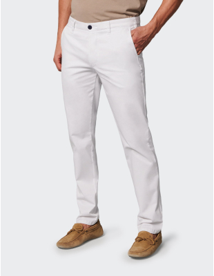 Pantaloni Bărbați M|5 by Meyer Chino 6001 alb