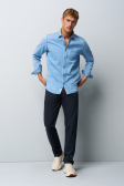 Pantaloni bărbați M|5 by Meyer Slim 6186/19 bleumarin