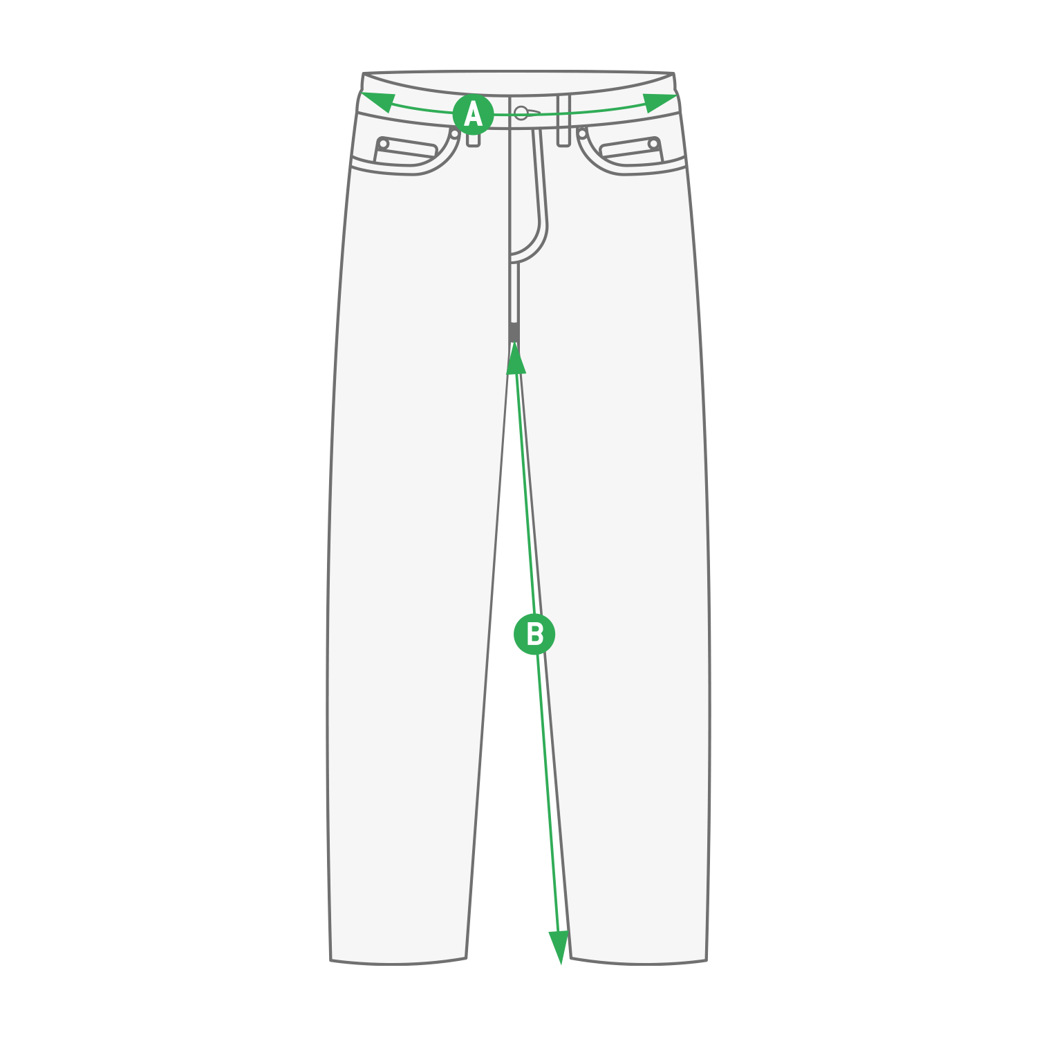 Tabel marimi pantaloni bărbați casual